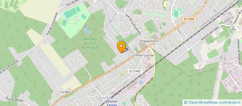 localisation de l'entreprise SCI PACO à PESSAC