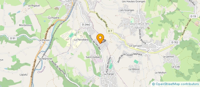 localisation de l'entreprise SCI PACO-MG  SAINT-GERMAIN-NUELLES