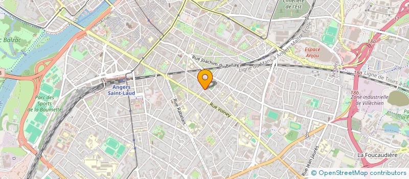 localisation de l'entreprise SCI PACODIS  ANGERS