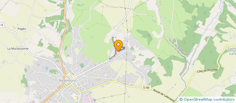 localisation de l'entreprise SCI PACQ  REALMONT