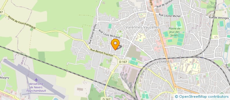 localisation de l'entreprise SCI PACS  VARENNES-VAUZELLES