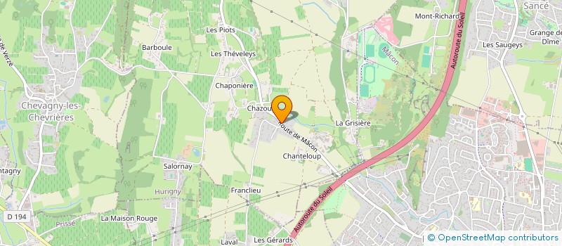 localisation de l'entreprise SCI PACS  HURIGNY