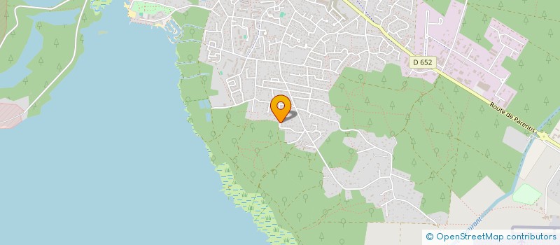 localisation de l'entreprise SCI PACWAY  BISCARROSSE