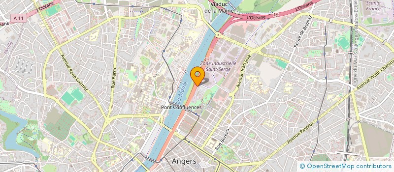 localisation de l'entreprise SCI PADA à ANGERS