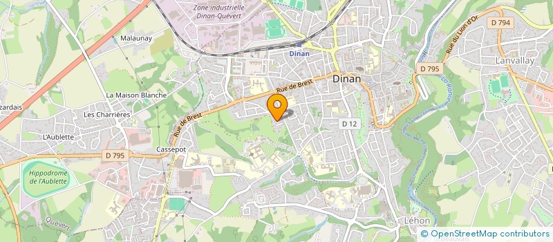 localisation de l'entreprise SCI PADA  DINAN