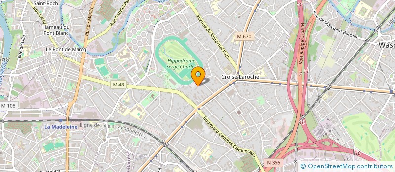 localisation de l'entreprise SCI PADAGE-SEBASTOPOL à MARCQ-EN-BARŒUL