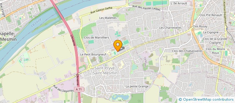 localisation de l'entreprise SCI PADAVONG  SAINT-PRYVE-SAINT-MESMIN