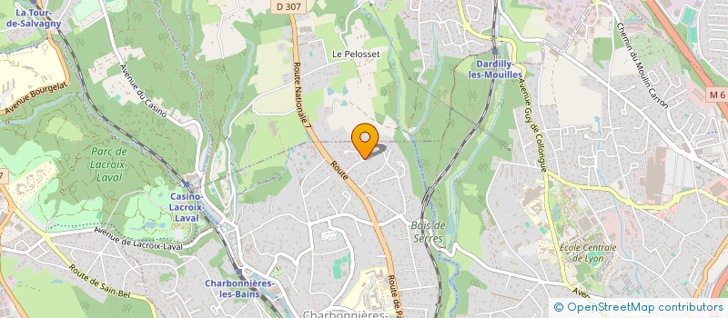 localisation de l'entreprise SCI PADAY IMMOBILIER  CHARBONNIERES-LES-BAINS