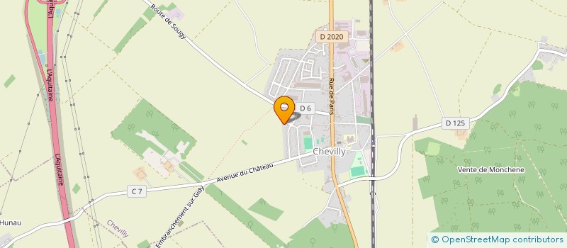 localisation de l'entreprise SCI PADDINA à CHEVILLY