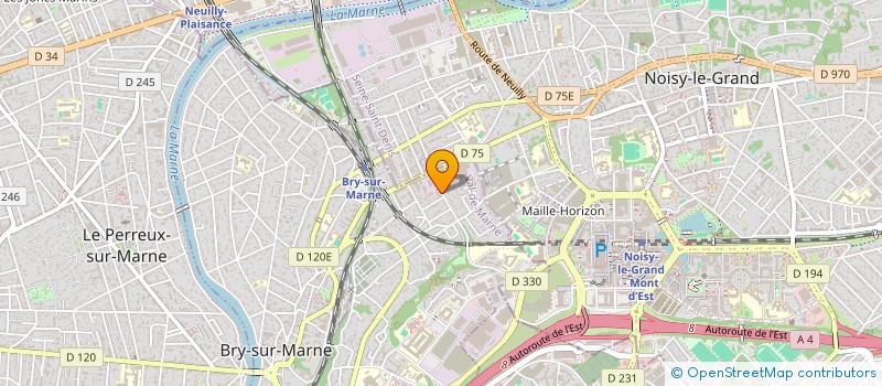 localisation de l'entreprise SCI PADDOCK  BRY-SUR-MARNE