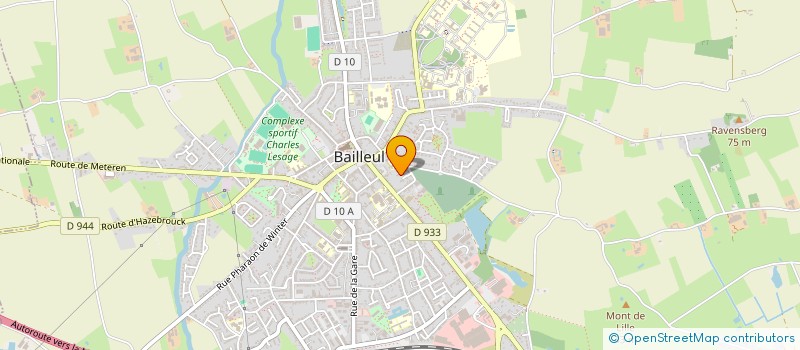 localisation de l'entreprise SCI PADDY à BAILLEUL