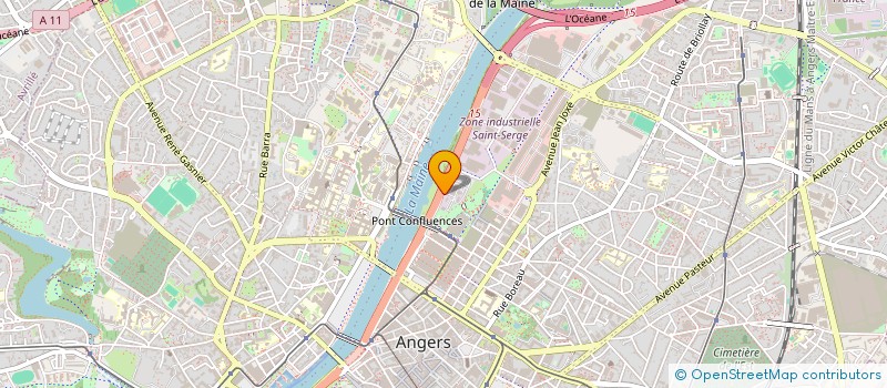 localisation de l'entreprise SCI PADEK à ANGERS