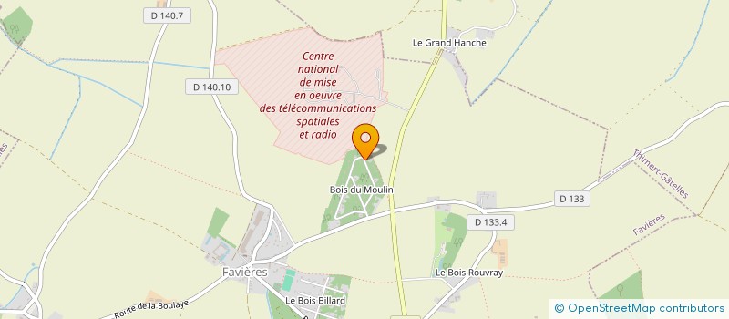 localisation de l'entreprise SCI PADEL à FAVIERES