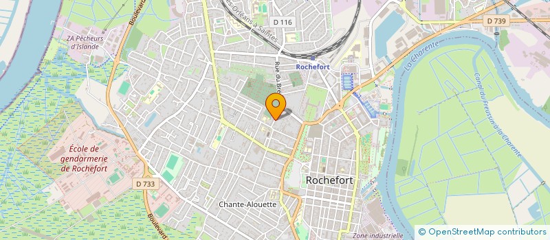 localisation de l'entreprise SCI PADENOISE  ROCHEFORT