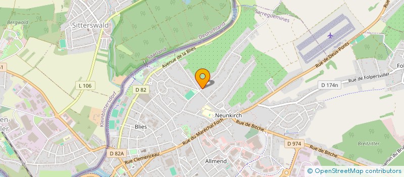 localisation de l'entreprise SCI PADERO à SARREGUEMINES