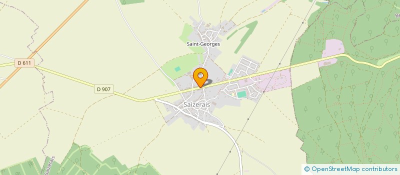 localisation de l'entreprise SCI PADGE  SAIZERAIS