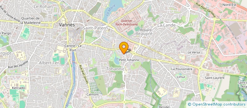 localisation de l'entreprise SCI PADICASA à VANNES