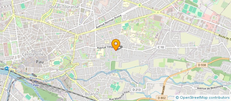 localisation de l'entreprise SCI PADIM à PAU