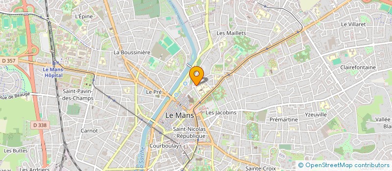 localisation de l'entreprise SCI PADIMMO  LE MANS