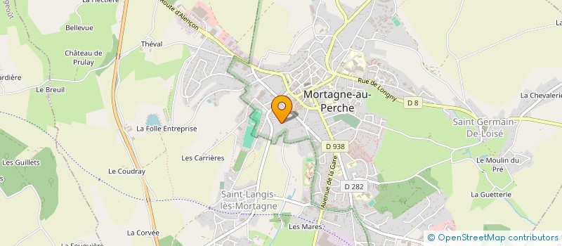 localisation de l'entreprise SCI PADIOU à MORTAGNE-AU-PERCHE