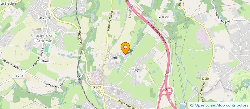 localisation de l'entreprise SCI PADIV  LENTILLY