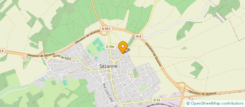 localisation de l'entreprise SCI PADJ à SEZANNE