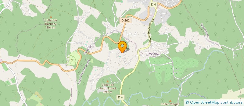 localisation de l'entreprise SCI PADMA à SAINT-PAUL-EN-FORET