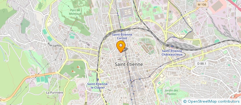 localisation de l'entreprise SCI PADMINI  SAINT-ETIENNE