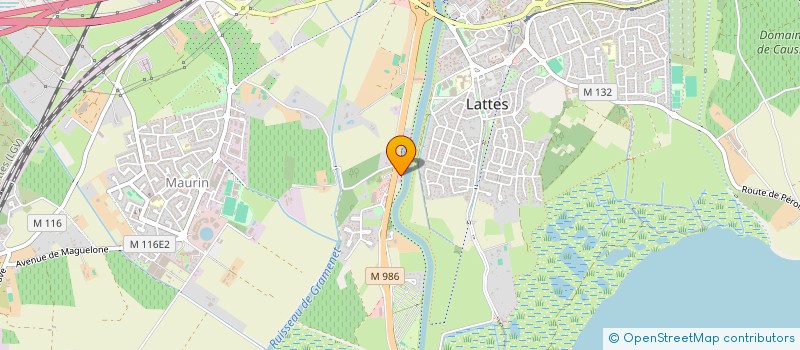 localisation de l'entreprise SCI PADO à LATTES