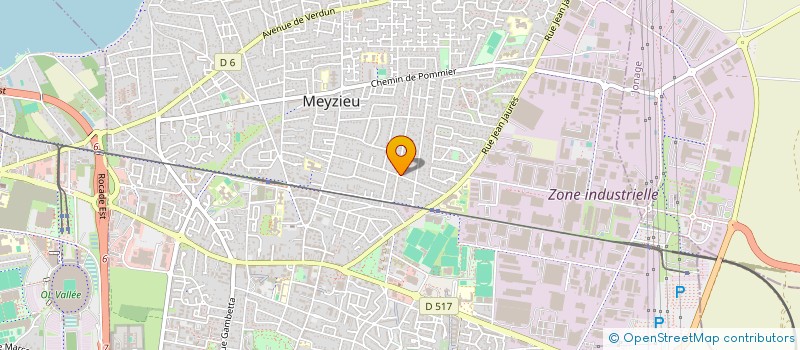 localisation de l'entreprise SCI PADOERVA INVEST  MEYZIEU