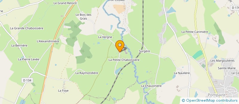 localisation de l'entreprise SCI PADOLINE  LE TALLUD