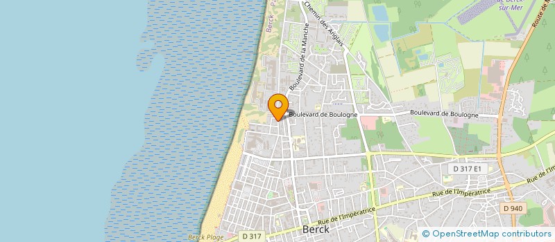 localisation de l'entreprise SCI PADOM à BERCK