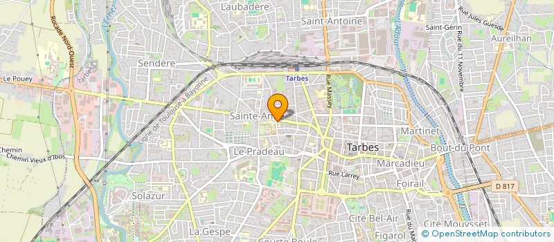 localisation de l'entreprise SCI PADONI  TARBES