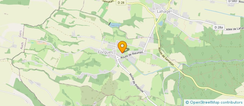 localisation de l'entreprise SCI PADOUENT  FORGUES