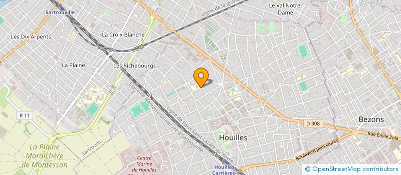 localisation de l'entreprise SCI PADRAO  HOUILLES