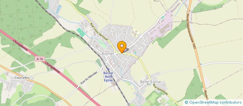 localisation de l'entreprise SCI PADRE  BORNEL