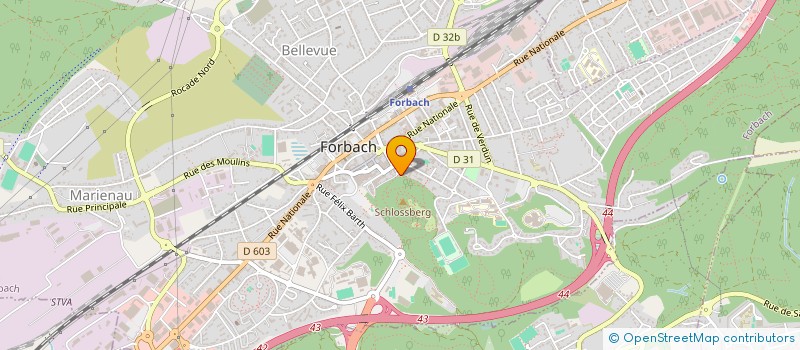 localisation de l'entreprise SCI PADRE PIO  FORBACH