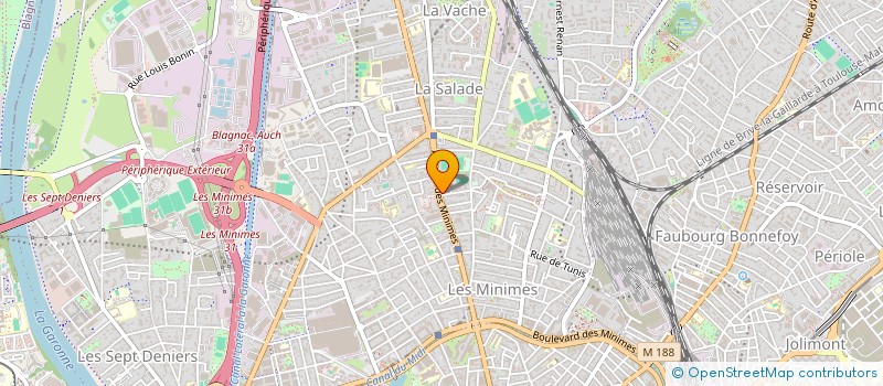 localisation de l'entreprise SCI PADUFOU à TOULOUSE