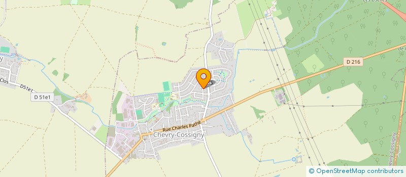 localisation de l'entreprise SCI PADYLO  CHEVRY-COSSIGNY