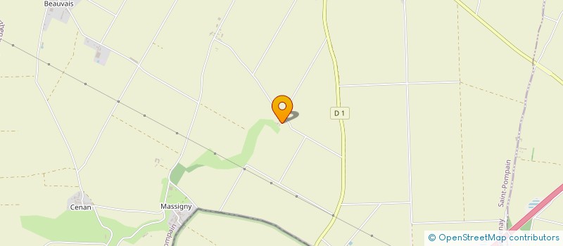 localisation de l'entreprise SCI PAE TERRAILLE  SAINT-POMPAIN