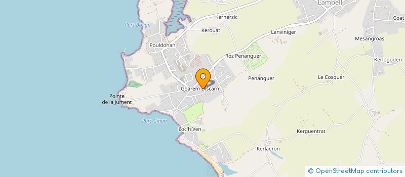 localisation de l'entreprise SCI PAEONIA  TREGUNC