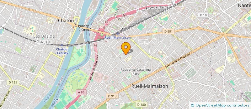 localisation de l'entreprise SCI PAF INVEST à RUEIL-MALMAISON
