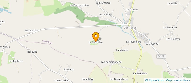 localisation de l'entreprise SCI PAFAS à VERRIERES
