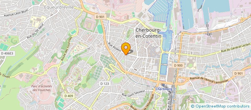 localisation de l'entreprise SCI PAFCO à CHERBOURG-EN-COTENTIN