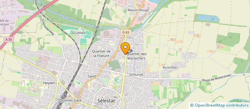localisation de l'entreprise SCI PAFFENHOFF CHAPUZET à SELESTAT