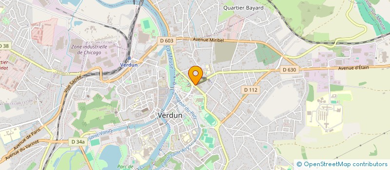 localisation de l'entreprise SCI PAFFONI à VERDUN