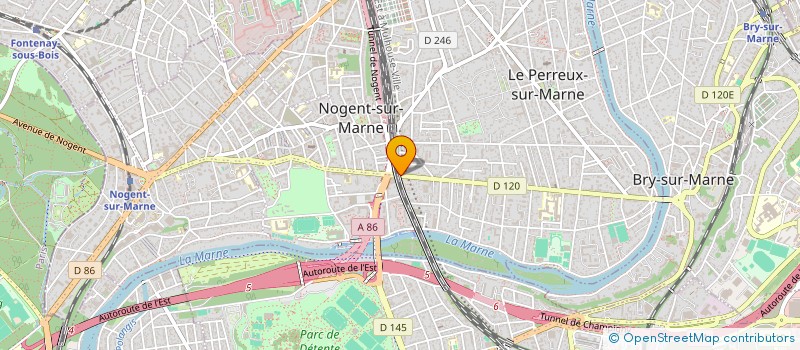 localisation de l'entreprise SCI PAFRA à LE PERREUX-SUR-MARNE