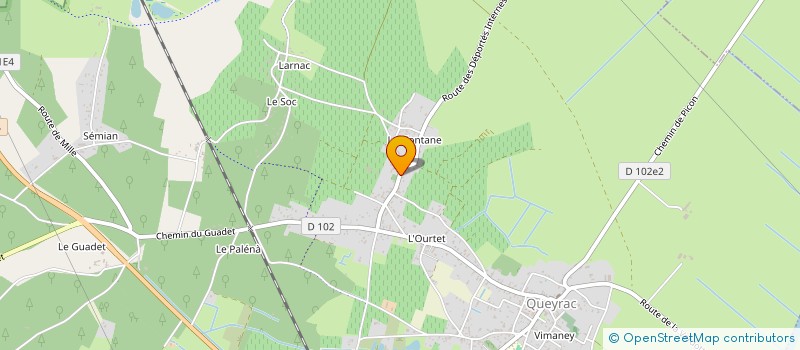 localisation de l'entreprise SCI PAFRAS  QUEYRAC