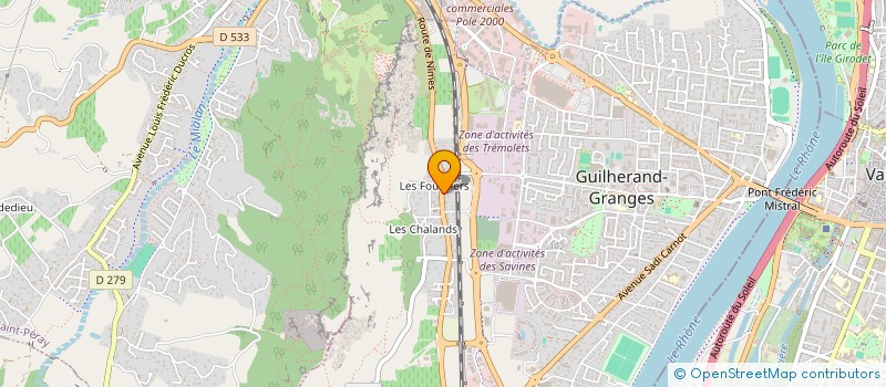 localisation de l'entreprise SCI PAFRE à GUILHERAND-GRANGES