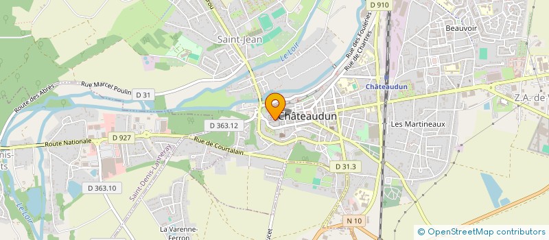 localisation de l'entreprise SCI PAG à CHATEAUDUN